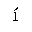 LATIN SMALL LETTER I WITH ACUTE